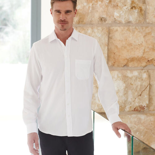 Henbury Wicking antibacterial long sleeve shirt HB590 Wicking antibacterial long sleeve shirt Thumbnail