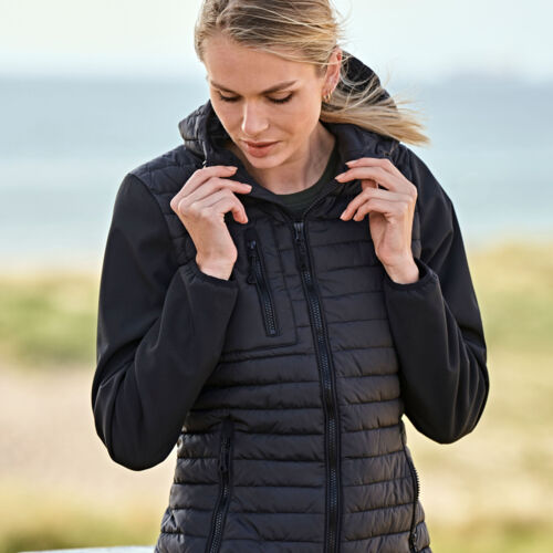 Ladies' Hooded Crossover Jacket Thumbnail