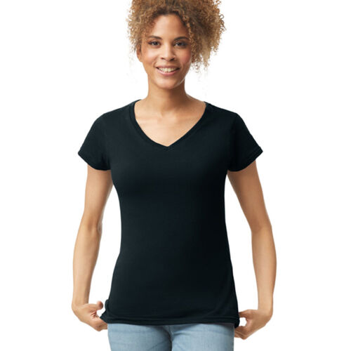 Gildan Ladies SoftStyle® V Neck T-Shirt Thumbnail