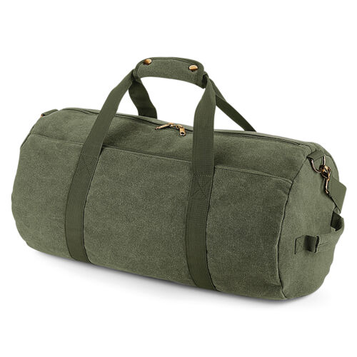 BagBase Vintage Canvas Barrel Bag Thumbnail