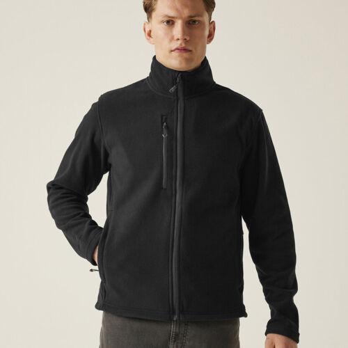 Honestly Made recycled full-zip fleece Thumbnail